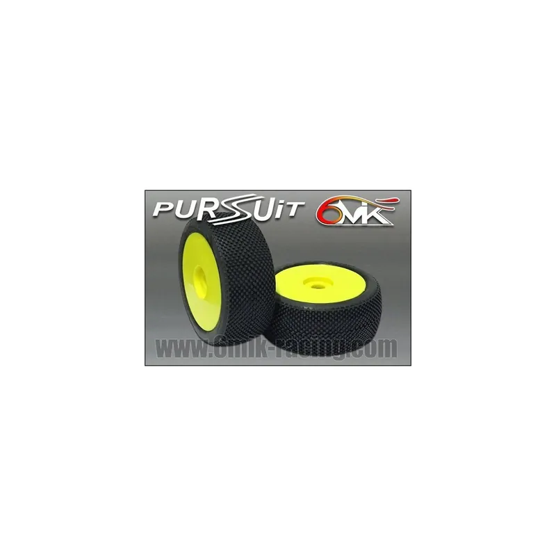 6MIK - Coppia gomme 1 8 Buggy Pursuit CS SSoft incollate su cerchio (2) Offerta Speciale