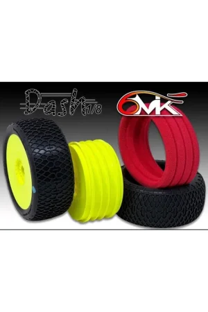 6MIK - Coppia gomme 1 8 Buggy Dash 0 18°Soft non incollate su cerchio (2) Affare