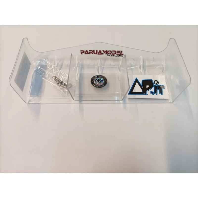 Alettone Delta Plastik OFF-ROAD DRS Aperto fornito trasparente da verniciare e personalizzare Vendita Finale