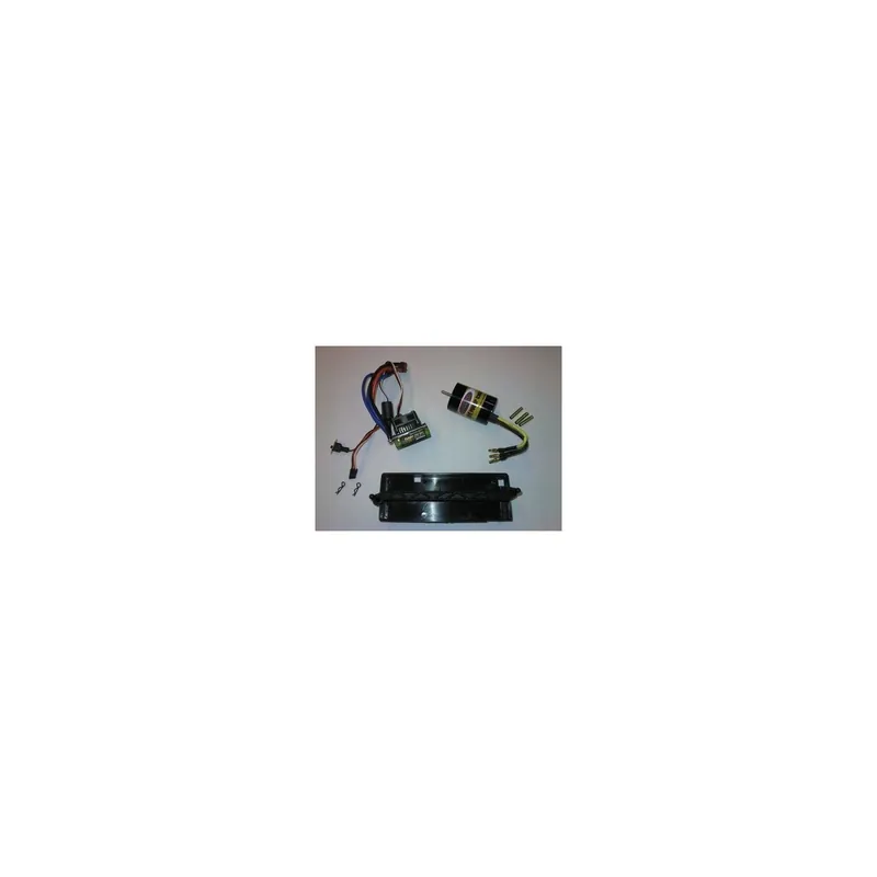 Offerta Del Giorno Jamara - Set Car Brushless Per modelli 1/10 - Motore + regolatore +box batterie