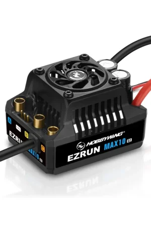 Hobbywing Ezrun MAX10 G2 ESC 140 Amp, 2-4s LiPo, BEC 5A 30102603 Novità