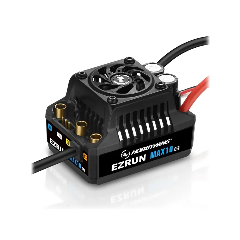 Hobbywing Ezrun MAX10 G2 ESC 140 Amp, 2-4s LiPo, BEC 5A 30102603 Novità