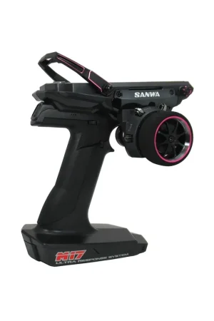 Economico Sanwa Radiocomando M17 Edizione Limitata con 2 ricevitori RX493i Versione Pink incluso Batteria 1S LiPo