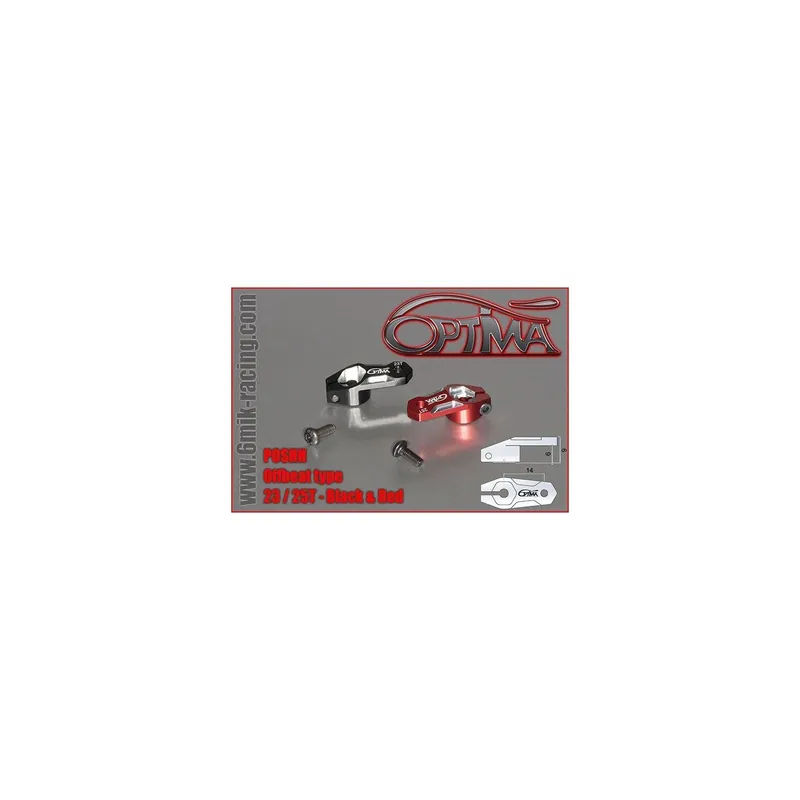 Affare Optima Squadretta servo alluminio 23T Nera