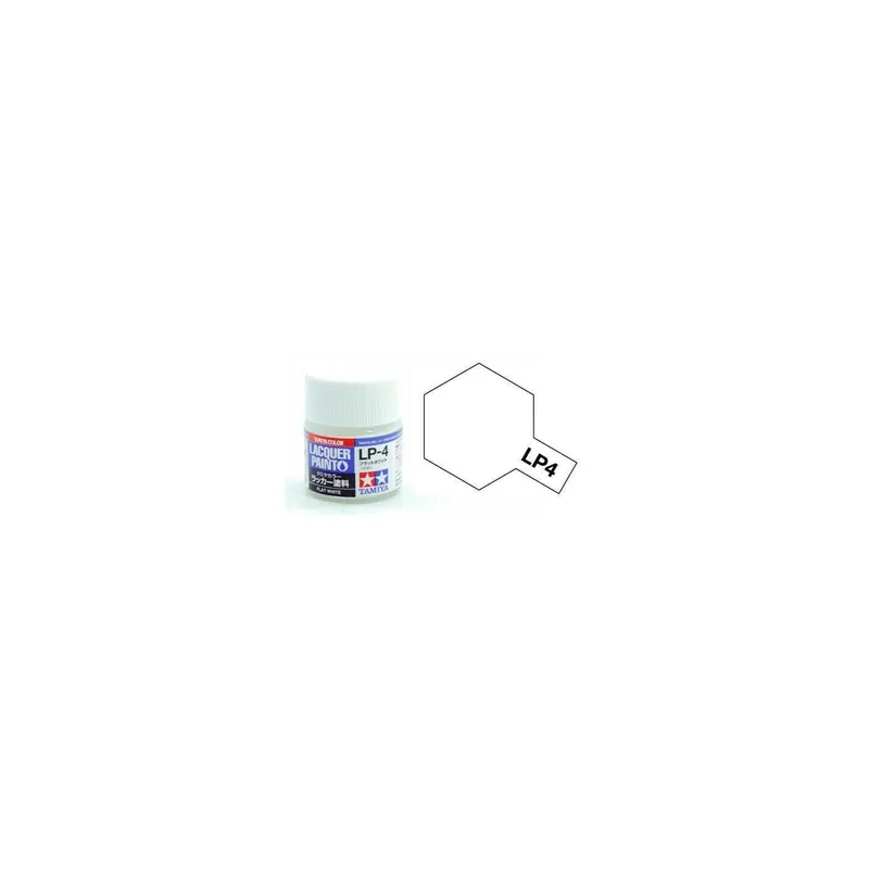 Tamiya lacquer LP-4 Flat White Affare