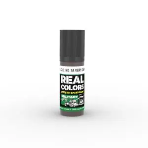 AK INTERACTIVE Real Colors S.C.C. No.1A Very Dark Brown 17 ml. Occasione Imperdibile