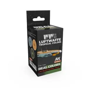 Promozione AK INTERACTIVE Real Colors WWII Luftwaffe Tropical Colors SET