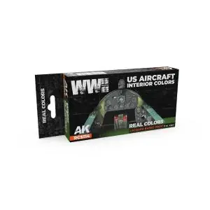 Direttamente Dal Produttore AK INTERACTIVE Real Colors WWII US Aircraft Interior Colors SET