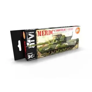 AK INTERACTIVE SET colori acrilici 3rd Generation 17mL - MERDC CAMOUFLAGE COLORS 3G Miglior Prezzo