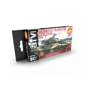 AK INTERACTIVE SET colori acrilici 3rd Generation 17mL - MODERN RUSSIAN COLOURS VOL 1 3G Di Tendenza
