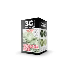 AK INTERACTIVE SET colori acrilici 3rd Generation 17mL - MODULATION 4BO RUSSIAN GREEN 3G A Buon Prezzo