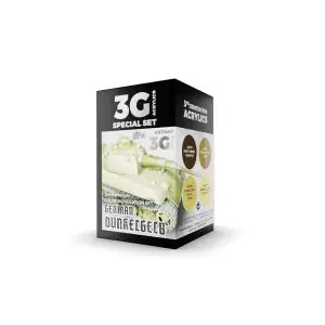 AK INTERACTIVE SET colori acrilici 3rd Generation 17mL - MODULATION GERMAN DUNKELGELB 3G Popolare