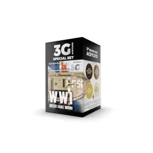 Promozione AK INTERACTIVE SET colori acrilici 3rd Generation 17mL - MODULATION WWI BRITISH COLORS 3G