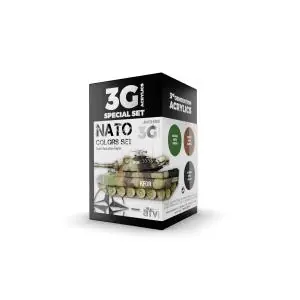 AK INTERACTIVE SET colori acrilici 3rd Generation 17mL - NATO COLORS 3G Prezzo Basso