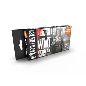 AK INTERACTIVE SET colori acrilici 3rd Generation 17mL - WWI GERMAN UNIFORM 3G Ultimissimo Modello