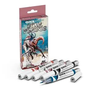 AK Interactive STAR PLAGUE - QUICK MARKERS SET Non Perdere