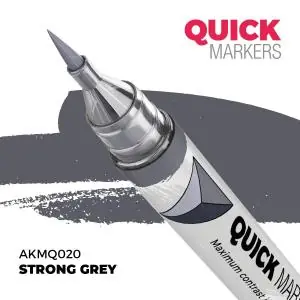 Direttamente Dal Produttore AK Interactive STRONG GREY - QUICK MARKERS