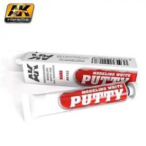 Novità AK INTERACTIVE Stucco per modellismo a pasta bianca super duro (20ml. / 39gr.)