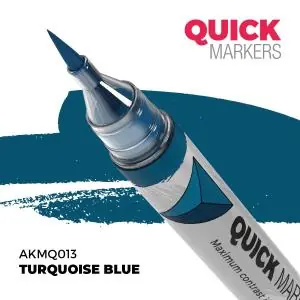 Di Tendenza AK Interactive TURQUOISE BLUE - QUICK MARKERS
