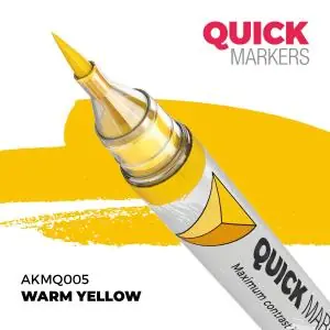 A Buon Prezzo AK Interactive WARM YELLOW - QUICK MARKERS