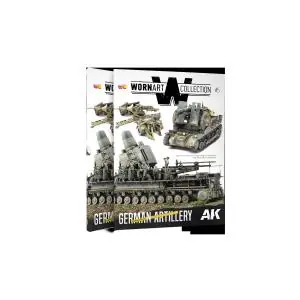 AK INTERACTIVE WorWorn Art 05 German Artillery - Bilingue 124 pagine. Copertina morbida. Esclusivo