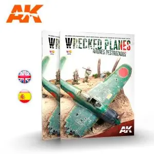 AK INTERACTIVE WRECKED PLANES - AVIONES DESTROZADOS Bilingual English / Spanish. 146 pages. Soft Cover Soddisfatti O Rimborsati