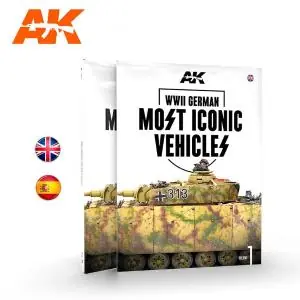 AK INTERACTIVE WWII GERMAN MOST ICONIC SS VEHICLES. VOLUME 1 (Lingua inglese, 160pag. copertina morbida) Non Perdere