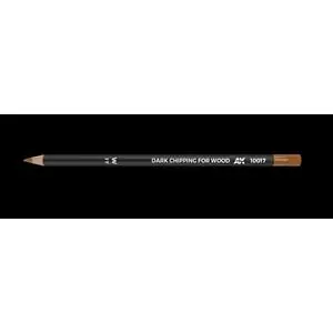 Professionale AK INTERACTIVE; Matita acquarellabile Dark Chipping for wood