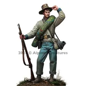 Alpine Miniatures 1/16; Texas Infantry, 1863 Ultima Occasione