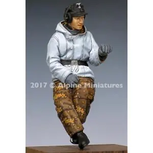 Occasione Alpine Miniatures 1/35; artigliere WSS Panzer con uniforme invernale