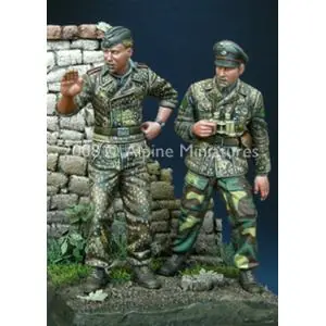 A Buon Prezzo Alpine Miniatures 1/35; set 2 carristi WSS 1944-45