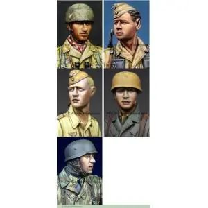 Alpine Miniatures 1/35; set di teste per Fallschirmjaeger 2 Prezzo Scontato