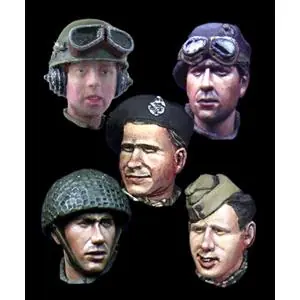 Alpine Miniatures 1/35; set di teste per Inglesi WW2 2 Compra Oggi Stesso
