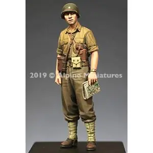 Alpine Miniatures 1/35; ufficiale carrista Americano WWII, estate Must-Have
