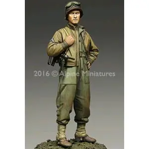 Saldi Alpine Miniatures 1/35; WW2 Caporale US 3rd Armored Division