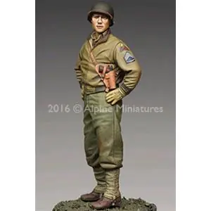 Direttamente Dal Produttore Alpine Miniatures 1/35; WW2 Sergente US 3rd Armored Division