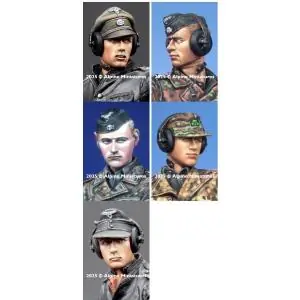 ALPINE 35 WSS Panzer Crew Head Set 3 Consegna Rapida
