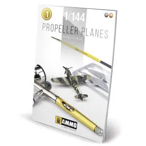 AMMO OF MIG 1/144 Propeller Planes Vol. 1 - Libro, copertina morbida, 144 pagine. In inglese e spagnolo Pagamento Sicuro