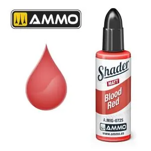 Vendita Finale AMMO of MIG MATT SHADER Blood Red 10mL