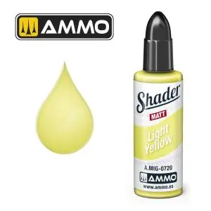 Prezzo Ridotto AMMO of MIG MATT SHADER Light Yellow 10mL