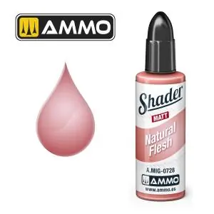 AMMO of MIG MATT SHADER Natural Flesh 10mL Professionale