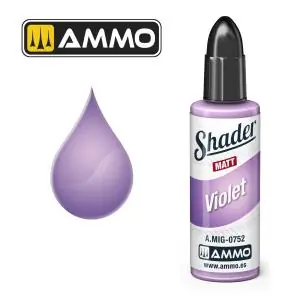 AMMO of MIG MATT SHADER Violet 10mL Ultime Pezzi