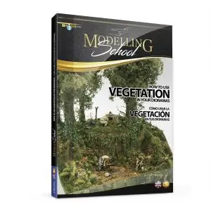 Affare AMMO OF MIG MODELLING SCHOOL - How to use Vegetation in your Dioramas (testo in inglese Brossura, 144 pagine con fotografie a colori di alta qualità)