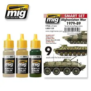 Super Prezzo AMMO OF MIG set colori AFGHANISTAN WAR