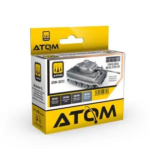 Scelto Dai Clienti AMMO of MIG Set colori ATOM Dunkelgrau Modulation (4 colori per set)