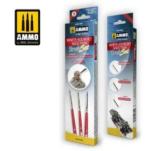 Super Prezzo AMMO OF MIG Set di 3 pennelli Marta Kolinsky Selection