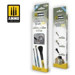 AMMO OF MIG Set di 3 pennelli Pigment Compra Online