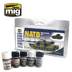 Occasione AMMO OF MIG Set di invecchiamento per veicoli della NATO