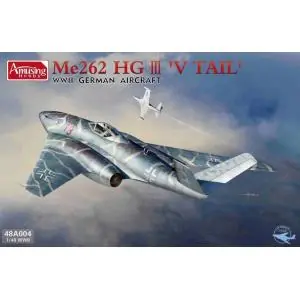 Offerta Lampo AMUSING HOBBY 1/48; German Aircraft Me262 HGIII "V-Tail"