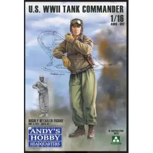 Saldi ANDYS HHQ 1/16; US WWII Tank Commander Figure (full body)